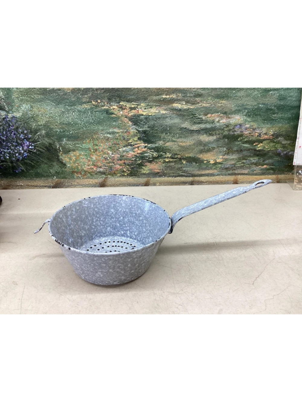 Graniteware Enamelware Strainer pan